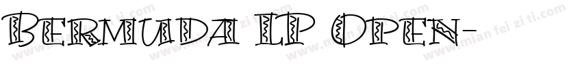 Bermuda LP Open字体转换